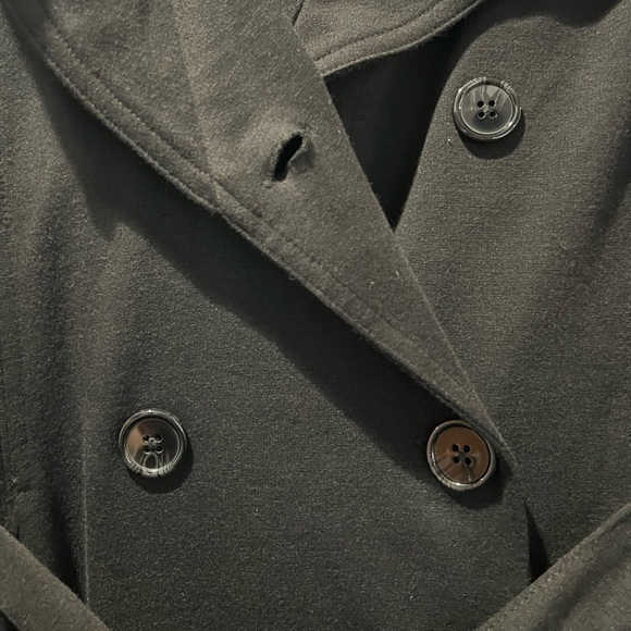 Plus size soft flare trench black sweater Torrid 3x (22-24) NWT - Picture 5 of 5